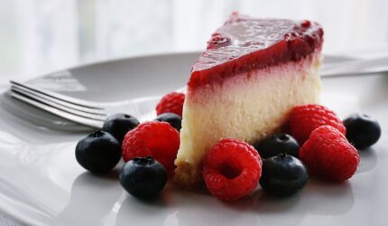 Peach Berry Cheesecake
